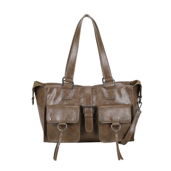 Huvudbild Ulrika Design Handväska Shine taupe
