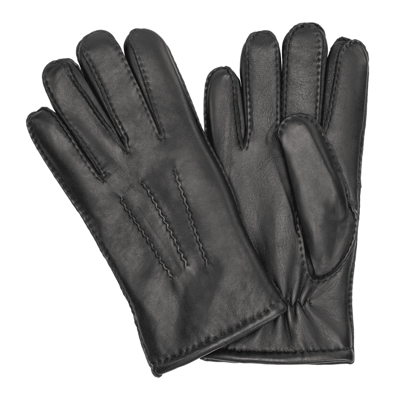 HK Herrhandske lammpälsfoder svart