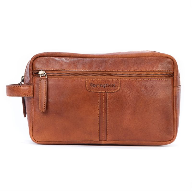 Springfield Necessär skinn cognac