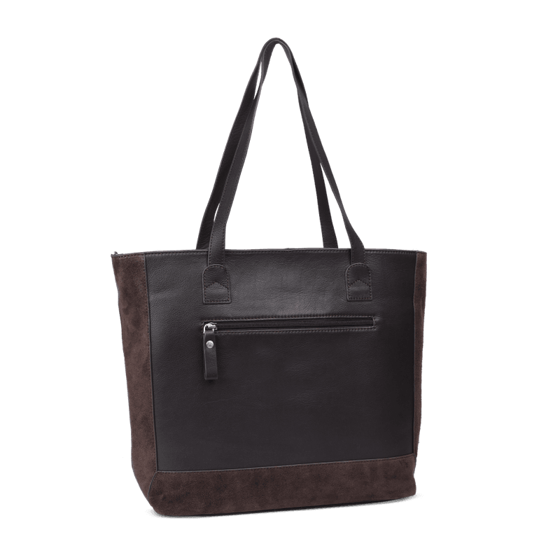 House of Nordic Tote mocca mörkbrun