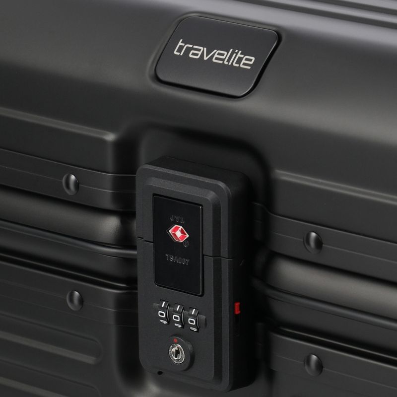 Travelite Beatybox Next aluminium svart