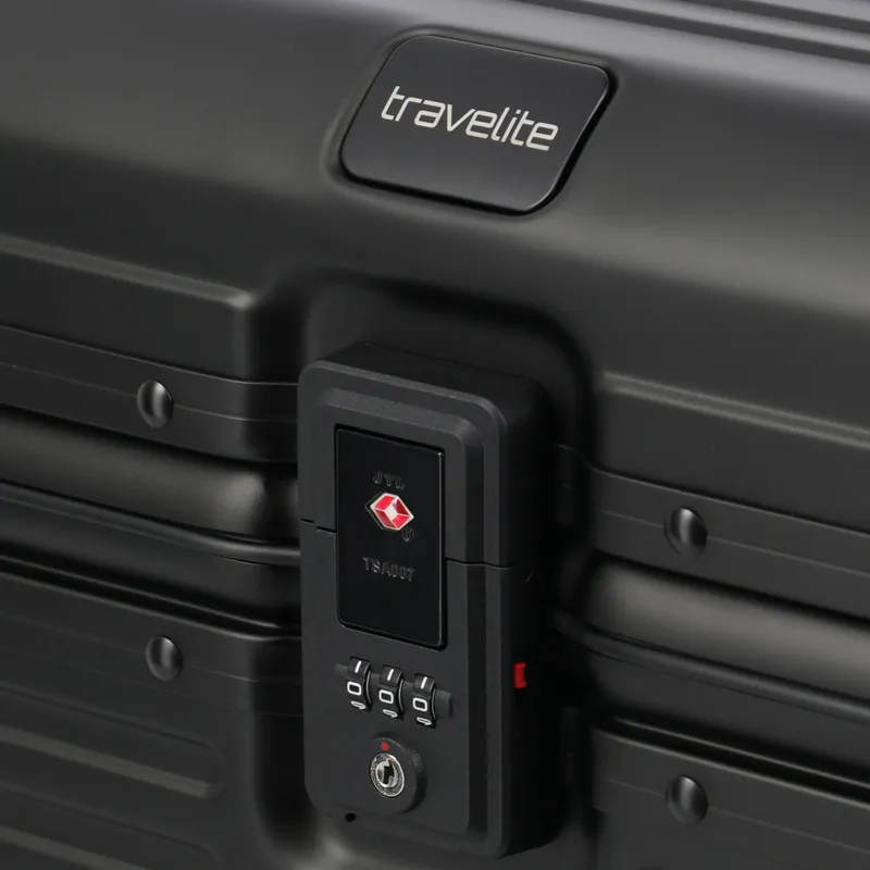 Travelite Beatybox Next aluminium svart