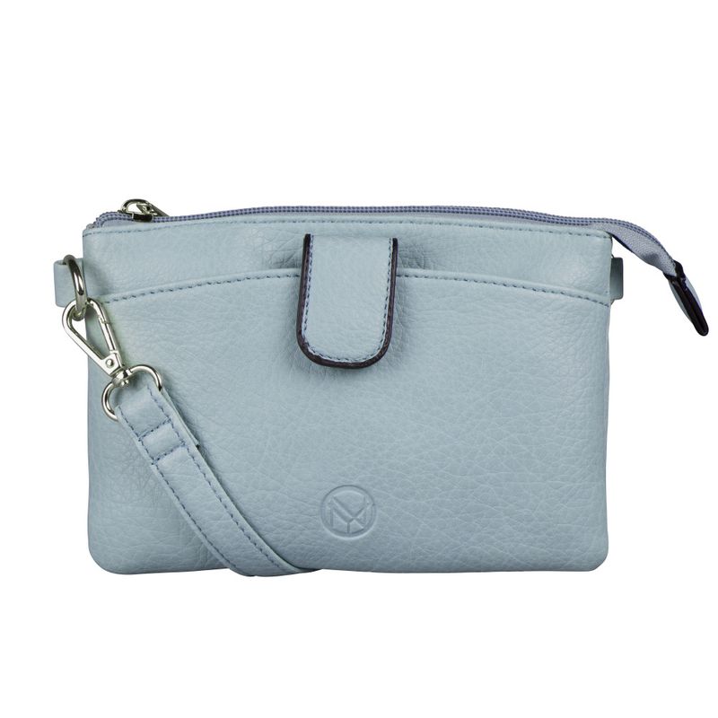 NYPD Axelväska ljusblå