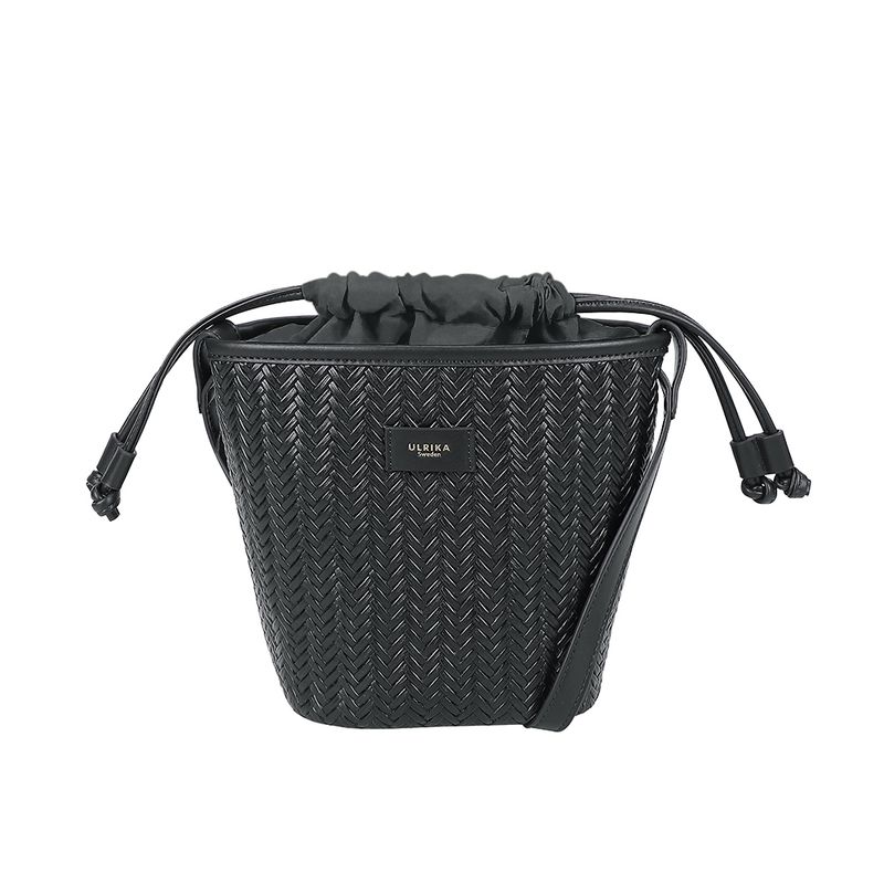 Ulrika Design Bucketbag Braid svart