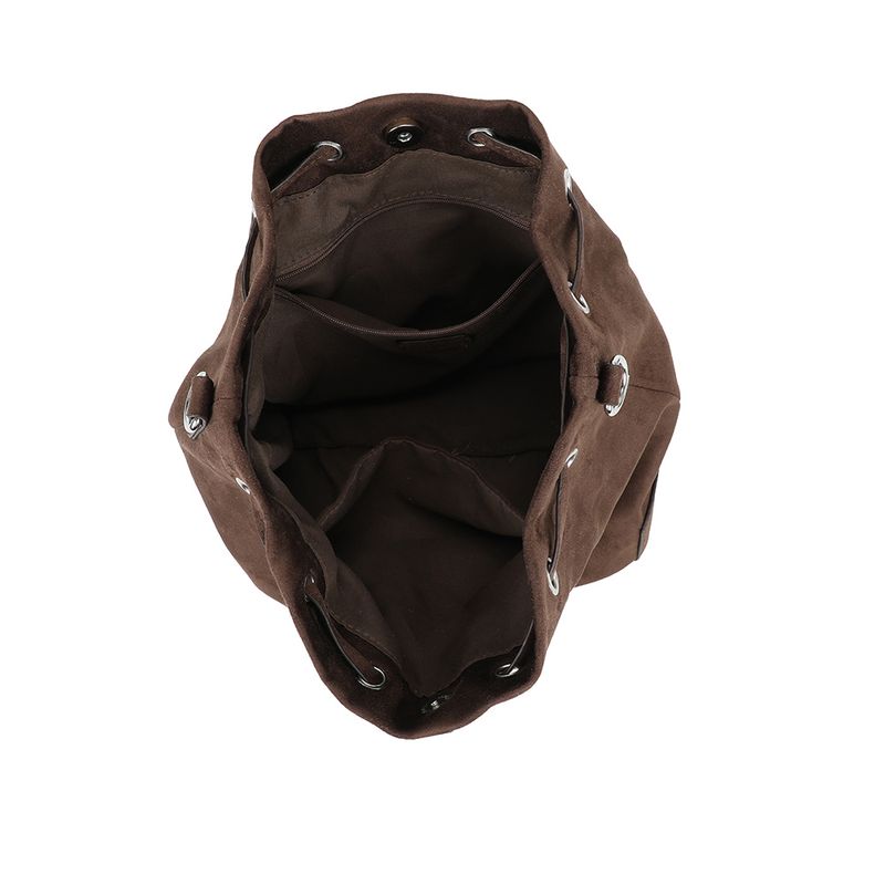 Ulrika Design Hinkväska Suede mörkbrun