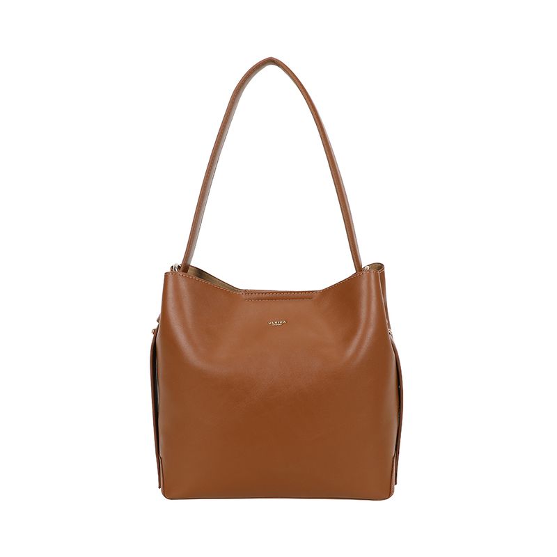 Ulrika Design Bucketbag Minimalism cognac