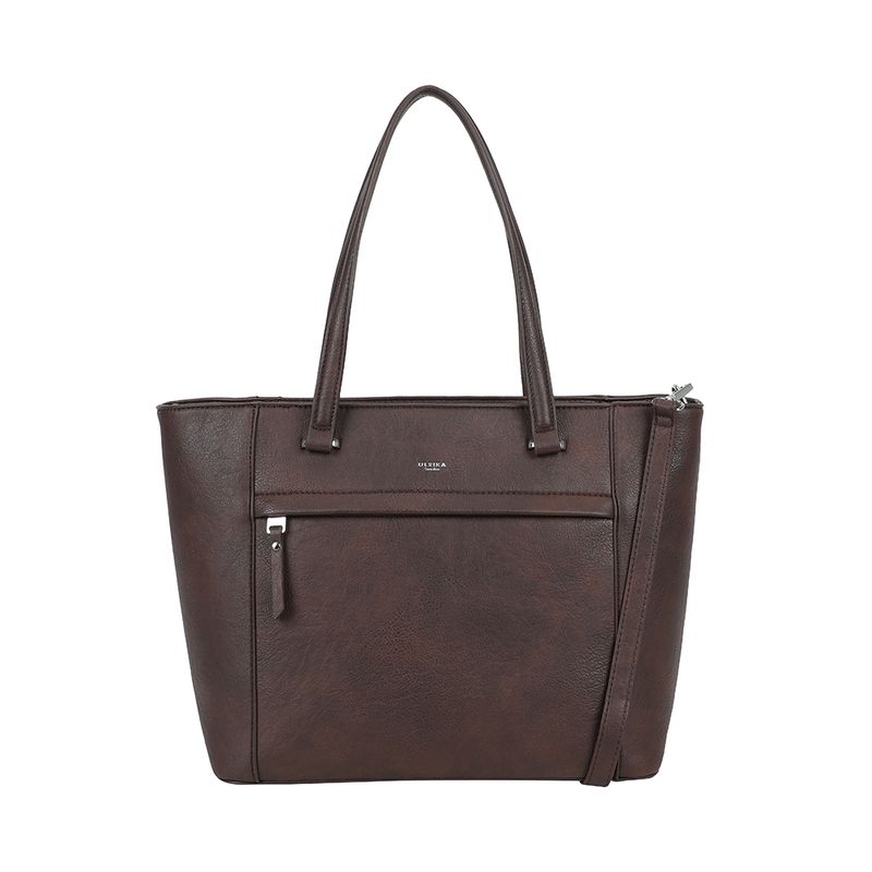 Ulrika Design Handväska 2 in 1 mörkbrun