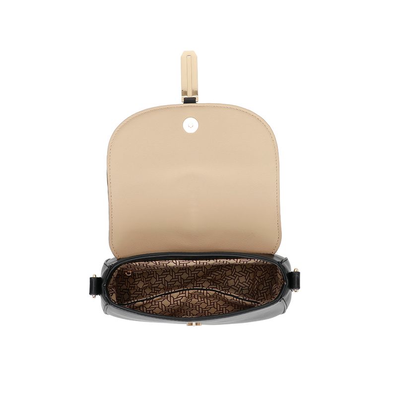 Ulrika Design Axelväska Gold Bar svart