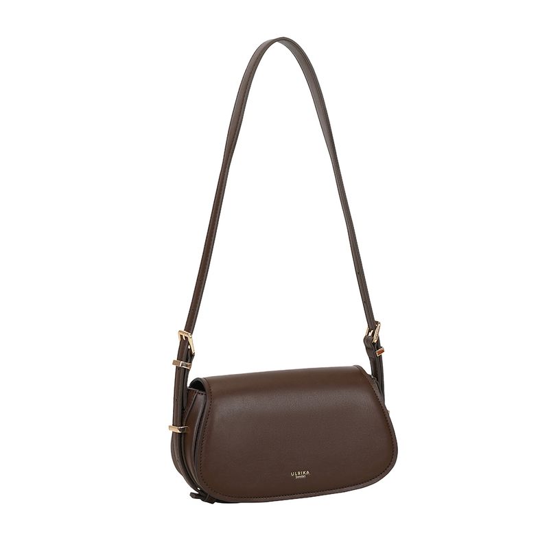 Ulrika Design Sadelväska Minimalism  mörkbrun