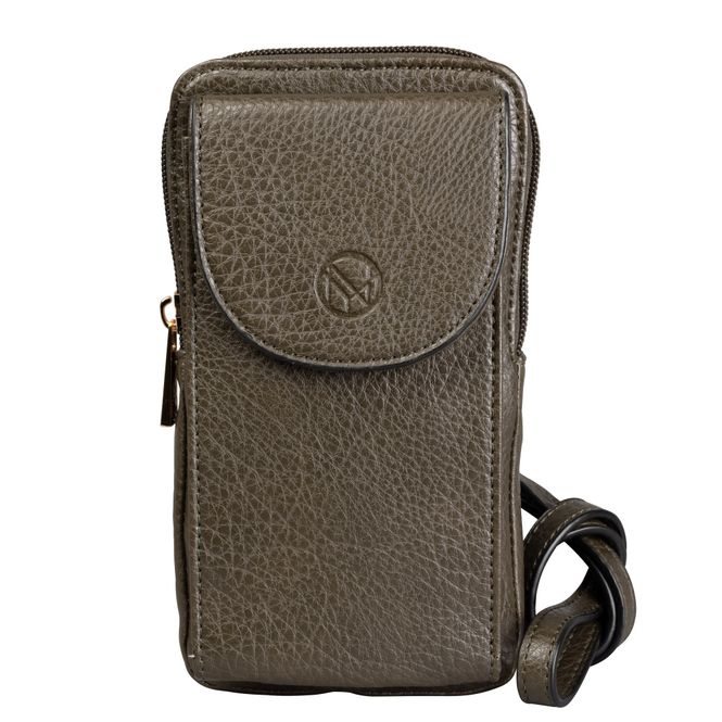 Huvudbild NYPD Mobilväska mörkbeige