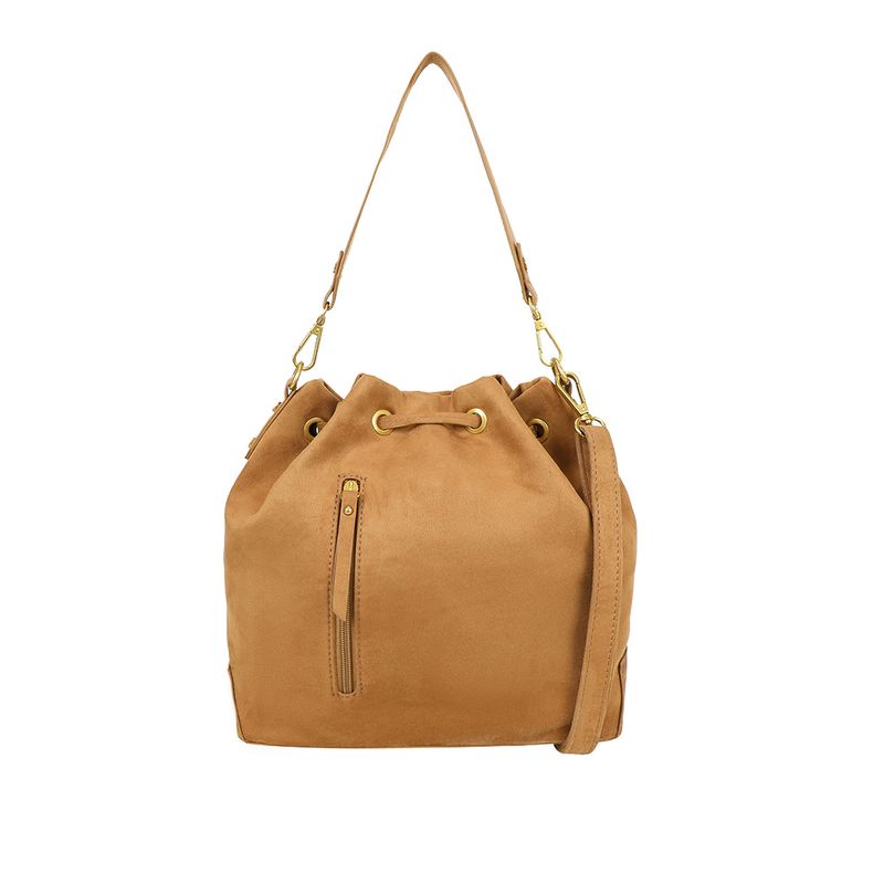 Ulrika Design Hinkväska Suede cognac