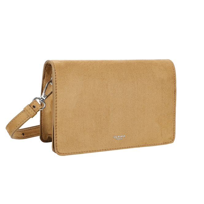 Huvudbild Ulrika Design Boxväska Suede camel