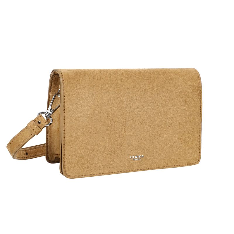 Ulrika Design Boxväska Suede camel