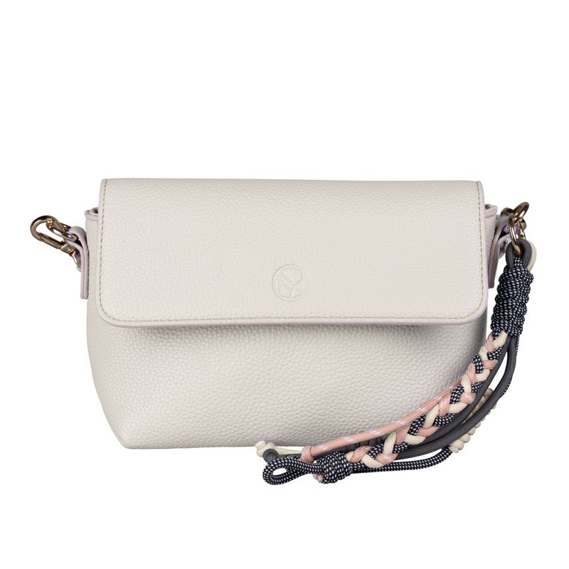 NYPD Klaffväska beige